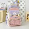 Lindo Gato Nylon Estudiante de Secundaria Mochila de Gran Capacidad Estudiante de Preparatoria Mochila Bolsa para el Dolor de Niña Bolsa para Bebé Estilo Universitario