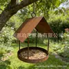 Casa de pájaros colgante estilo rústico transfronterizo Alimentador de pájaros