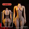 Talla Grande 100 kg Se Puede Empaquetar para Exportación Transfronteriza, Body Jacquard Sexy que Revela el Pecho, Lencería Coqueta
