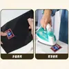 Patches de tecido populares para aplicação em roupas, podem ser passados a ferro ou costurados, para reparar furos e decorar roupas, bolsas, calças e vestuário
