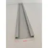 Ranura de aleación de aluminio Letrero de oficina de ranura de aluminio Perfil de aluminio Ranura plana Ranura para tarjetas Ranura en U Panel de ranura reemplazable Letrero de índice comunitario