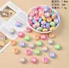 Acrílico Color AB Color Sólido Dos Tonos Caramelo Mariposa Con Cuentas Cadena para Teléfono Móvil Cuerda para el Cabello Cuentas Sueltas Accesorios para Joyería DIY Venta al por Mayor