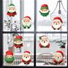 PH-QT1274 Adesivos de Natal Transfronteiriços da Amazon Adesivos Decorativos de Anão Adesivos de Parede em Janelas Portas