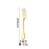 Suprimentos para hotéis Phnom Penh Golden Tableware Série Coração de Pêssego Faca e Garfo para Bife Aço Inoxidável Cross-border Hotel Garfo e Colher terno