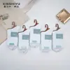 Série Xin Shiyu Outono e Inverno Novo Estilo Meia de Algodão Espessa All-In-One de Cano Médio, Meias Lisas de Ponto Duplo Perfumadas, Modernas e Versáteis