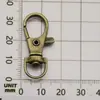 [Yuku] Em Estoque do Fabricante 12x33mm Banhado Seis Cores Fivela de Porta Chaveiro Giratório Acessórios de Joias de Liga DIY