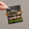Pinzas laterales estilo dopamina con un toque de alta gama, pinzas delicadas con flecos para niñas, pasadores dulces, pinzas de cocodrilo a la moda