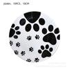 Suministros para Fiesta de Cumpleaños con Tema de Huella de Pata de Perro Mascota Plato de Papel Desechable Servilleta Mantel Vajilla Set Decoración para Fiesta de Perro