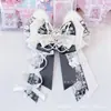 Hermoso Palo de Porra Original con Lazo Láser, Abanico Hecho a Mano DIY, Accesorios Decorativos Lolita
