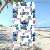 Toalla de Playa Estampada de Dibujos Animados Stitch, Toalla de Baño de Microfibra de Secado Rápido, Toalla Absorbente de Baño para el Hogar, Toalla de Playa para Nadar