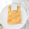 Bolsa de Compras Plegable Simple Portátil con Diseño de Muñeco Pequeño Lindo de Dibujos Animados Japoneses Bolsa Ecológica Mini Portátil