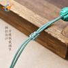 Cordón de calabaza trenzado a mano, tejido a mano, con asa antigua, accesorio de bricolaje, colgante con punta de dedo, accesorios de cuerda