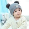 Chapéus de Bebê para Primavera e Outono, 0-3-6-12 Meses, para Meninos e Meninas, Aquecedores de Pescoço Infantis de Lã Quente de Inverno