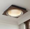 Luz de Techo Bauhaus para Dormitorio Industrial de Espectro Completo Protectora de Ojos Color Cromo Estudio Vestidor Retro Balcón