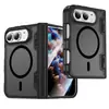 Adecuado para Funda Plegable Apple Duo, Cubierta Protectora Magnética, Funda de Teléfono iPhone 18 Duo Semi-Transparente Mate de Cobertura Completa