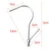 Accesorios para Poste de Red Rastrillo Universal de Acero Inoxidable, Gancho Toona para Hoz, Cabeza de Horquilla de Pesca, Rastrillo para Maleza Acuática de Pesca al Aire Libre