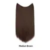 Extensões de Cabelo Peça Única Estilo Europeu e Americano Transfronteiriças, Extensões de Cabelo Linha de Pesca, Cabelo Cacheado Longo Natural Invisível, Cabelo Humano