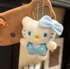 2025 Nuevo Llavero Kt Muñeco de Peluche Colgante Decoración Llavero Hello Kitty Colgante para Bolsa Regalo