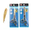 Fabricante Original Tijeras Doradas de Barbero Tijeras Planas Tijeras Dentales Set de Tijeras para Flequillo y Peluquería para el Hogar Venta al por Mayor