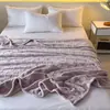 Manta corrugada tridimensional de comercio exterior transfronterizo de 290 g, manta para siesta de ocio, manta gruesa de nuevo estilo, manta para cubrir el sofá