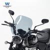 Carro esportivo Wolf adequado para para-brisa Qianjiang flash 500s para-brisa dianteiro para-brisa modificação de motocicleta ajustável