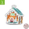 Prata Ziyun original luminoso Véspera de Natal Casa diy pulseira contas de moda europeia e americana quente e amorosa s925 prata solta contas