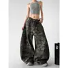 Pantalones cargo de camuflaje populares para mujer de este año, nuevo estilo verano 2026, pantalones holgados de pierna ancha para viajes al aire libre y senderismo