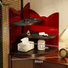 Prateleira de Entrada, Porta-Chaves de Entrada, Prateleira de Armazenamento Decorativa de Mesa Estilo Retrô, Prateleira Decorativa para Exibição de Óculos e Relógios
