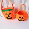 Bolsa de Calabaza de Halloween, Bolsa de Tela No Tejida Tridimensional, Producto de Bolsa de Dulces, Accesorios de Disfraz de Maquillaje, Estilismo de Costura
