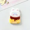 Accesorios para el Cabello de Cono de Conejo de Dibujos Animados Grandes Accesorios de Resina Joyería DIY Pegamento de Crema Zapatos con Agujero Accesorios para Teléfono Móvil