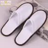 Pantuflas Desechables Personalizadas para Hotel y Casa de Huéspedes con Suelas de Felpa Antideslizantes Venta al por Mayor Pantuflas Personalizadas