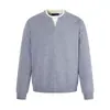 Suéter redondo de bloques de color retro americano para hombres y mujeres, holgado y casual, estilo otoño, top de punto de imitación de dos piezas