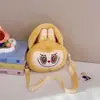 Bolsa Transversal Bubble Mart City Paradise Labubu Mochila Desenho Animado Porta-Moedas Infantil Feminina Bolsa de Pelúcia Modelo de Comércio Exterior