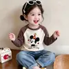 Camiseta Térmica de Polar Cálida para Niñas 2026 Otoño/Invierno Elegante Talla Mediana/Grande para Niños Manga Larga Cuello Redondo Ropa Interior Superior