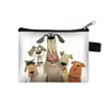 2025 Nova Bolsa de Moedas de Cachorro Fofo Bolsa para Cartão de Recompensa de Estudante Bolsa para Chaves Bolsa de Armazenamento de Moedas
