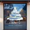 Decorações de Árvore de Natal da Amazon Montagem de Cena de Feriado Adesivos Eletrostáticos para Portas de Vidro Decorações para Janelas de Metrô Adesivos de Atmosfera