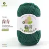 Ruoyu Hilo de Algodón Peinado de 5 Hilos para Bebé, Bolas Gruesas de Lana para DIY, Bolsa de Materiales para Crochet Hecho a Mano, Hilo de Algodón
