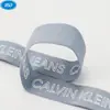 Fabricante de Cinta de Poliéster-Algodón con Patrón de Espiga para Transferencia de Calor de Guangdong Borde de Sarga Pantalla de Seda Offset Calabaza con Banda Elástica Jacquard