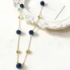 Collar de Moda de Acero de Titanio con Letras Transfronterizo de Amazon Europeo y Americano de Venta Caliente para Mujer Cadena de Acero Inoxidable de Doble Capa