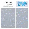 Pegatinas para Uñas Estilo Océano de Verano Planas Adhesivas Estrella de Mar Caballito de Mar Concha Arte de Uñas DIY Pegatinas Joyería Dh726