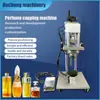 Máquina Capping Semiautomática Pequeña para Frascos de Perfume del Fabricante, Máquina Capping Neumática Totalmente Automática para Ampollas, Líquidos Orales Calmantes