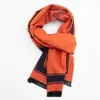 Novo Cachecol de Cashmere Sintético Emoldurado Unissex Moda Clássica Espesso Xale de Algodão Artificial Pronto para Venda