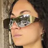 Moda Novo Estilo Óculos de Sol Metálicos para Equitação Transfronteiriços Europeus e Americanos Ins Livro de Equitação Vermelho Óculos de Sol Distintivos de Alta Qualidade