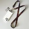 Lanyard de dibujos animados de alta gama para teléfono móvil, cuerda para colgar, cuerda personalizada para colgar en el cuello, se puede colgar con la cuerda de la correa, cadena colgante para teléfono móvil, se puede ajustar para alargar