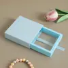 Caja de joyería de película de PE impresa para anillos, pulseras, caja extraíble para colgantes, collares, accesorios de arte de uñas y caja de embalaje para joyería