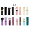 Venta directa de fábrica de brochas retráctiles pequeñas/grandes, brochas para polvos y brochas de maquillaje. Personalización disponible con impresión de logo OEM