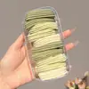 Goma para el pelo de alambre de teléfono con lunares de uva y coco, estilo coreano, alta calidad, fresca y versátil para el verano, cuerda para el pelo diaria, diadema, venta al por mayor