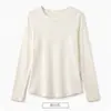 Top versátil de todas las estaciones, cálido, corte ajustado, color liso, manga larga adelgazante, camiseta básica cálida de terciopelo nube para mujer, otoño e invierno 2026