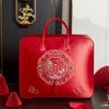 Bolsa de Armazenamento para Dote de Casamento, Conjunto de Quatro Peças para Casamento, Colcha de Casamento Vermelha, Bolsa de Embalagem para Colcha, Velas Oxford de Cetim