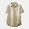 Camisa tipo polo con cuello camisero, Tejido de punto de manga corta para hombre, Trenzado, Camiseta bordada, Venta al por mayor de fábrica, Seda de hielo de secado rápido para verano